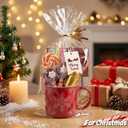 Wowfit 50 CT 9x20 Inches Clear Flat Cellophane Treat Bags with 6" Gold Twist Ties Large Cello Bags for Wine Bottles, Gifts, Cookies, Mugs, Candies, Party Favors & Wrapping Sturdy & Crystal Clear