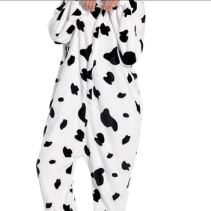Adult Onesie, Animal Halloween Costume, Unisex Onesies Plush Cosplay Pajamas One-Piece Sleepwear, Size L
