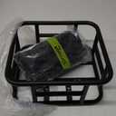 RAYMACE Rear Rack Bike Basket with Cargo Net and Liner Large Bicycle Basket Perfect Mount for Electric Bike