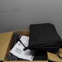 BrFoYu Portable Closet for Hanging Clothes, 67 Inch Wide Portable Wardrobe Closet with Cover, 4 Hanging Rod, Storage Shelves and Side Pockets, Large Free Standing Closet for Bedroom, Black