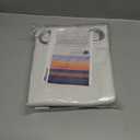 BGment Off White Blackout Curtains 54 Inch Length for Bedroom 2 Panels Set, Linen Textured Thermal Insulation Soundproof Window Curtain Drapes with Grommet, 52 Inch Wide Each Panel