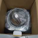 Magnetic Dryer Vent Coupling Easy to Clean Quick Connector Airtight Seal Dryer Vent Connector Kit Including a 2.6ft 4" Duct and two Clamps, DV180, Medium