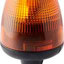 HELLA 006846011 KL Rotaflex Flex Mount Beacon Warning Light, Rotating Patterns, 24V, Amber