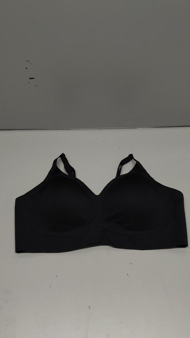 OEAK Womens Wireless Bras Comfortable Push Up Bra No Underwire Bra Full Support Lift Bralette Everyday Seamless Tshirt Bras, Large