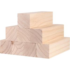8 PCS Maple Square Turning Blank, Wood Carving & Turning Blanks 2 x 2 x 8 Inch