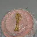 Sweejar 3 Tier Ceramic Cake Stand Wedding, Dessert Cupcake Stand for Tea Party Serving Platter (Pink)