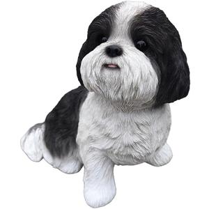 Monochrome Elegance: Shizu Polyresin Figurine in Black and White