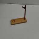 Tom's Wheezes Wooden Tobacco Pipe Stand Holder for Smoking Pipe - Detachable Desktop Decorative Rack for Long Stem Churchwarden Accessories (Large)