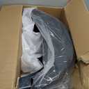 ECOTRIC 2 Pcs Trailer Fenders W/Steps Compatible with 13" Diameter Wheels Tires Single-Axle Trailers Plastic Fenders Black