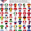 2026 World Cup Soccer Flags Bunting Banner 48 Countries International Country String Flags 48Pcs World Cup Decorations for Sports Themed Parties Olympic Events Outdoor Celebrations Fans Merchandise