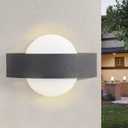 Hyunbae Black Wall Sconce Outdoor, Waterproof Modern LED Wall Sconces,12W Dimmable Exterior Wall Lights for Bathroom, Stair Case, House, Front Door Porch, Garage, Yard, 3000K