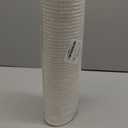 MontVoo Bathroom Runner Rugs,Chenille Absorbent Bath Mat Runner Quick Dry Rubber Backed Bath Runners Non Slip Washable Long Bathroom Rugs,Ultra Thin Bath Rugs Fit Under Door,17"x59",White