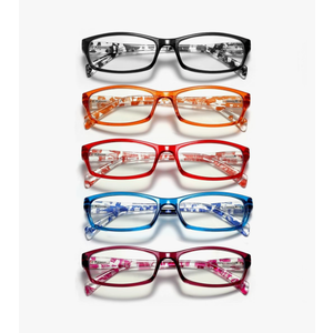 Reading Glasses for Women Men- Blue Light Blocking Spring Hinge Computer Readers Anti Glare UV Eyeglasses 0.75