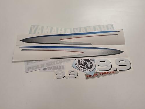 411 Decals Aftermarket Replacement for Yamaha 9.9 Four Stroke (2002-2006) Outboard Decal Sticker Set