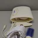 Conair Bonnet Hair Dryer, Soft Portable Bonnet Style Hair Dryer (1 Count (Pack of 1), White)