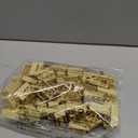 Classic Bulk Brick Block 2x4, 100 Piece Building Brick Apricot Yellow, Compatible with Lego Parts and Pieces 3001, Creative Play Set - Compatible with Major Brands(Colour:Apricot Yellow)