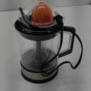 Elite Gourmet ETS740 BPA-Free Electric Citrus Juicer with 2 Cones, Compact, Large Volume, Pulp Control, Oranges, Lemons, Limes, Grapefruits with Easy Pour Spout, 1.2L, Black/Stainless Steel