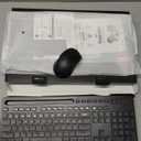 Wireless Keyboard and Mouse Combo - Full-Sized Ergonomic Keyboard with Wrist Rest, Phone Holder, Sleep Mode, Silent 2.4GHz Cordless Keyboard Mouse Combo for Computer, Laptop, PC, Mac, Windows -Trueque