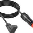 12V/24V Refrigerator DC Power Cord Cable for 12V/24V Portable Refrigerator 12/24Volt Power Cable Compatible with Alicool,COOSEON and Portable Car Freezer from Most Brands 9.8FT/3M