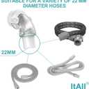 Replacement Swivel Elbow Connector for Airfit F20 F30, H/SA FSA Eligible CPAP Supplies, One pack, ItAll Supplies