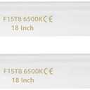 coospider-repta 
F15T8 18 Inch 15W T8 Fluorescent Replacement Tube Bulb Daylight 6500K Medium Bi-Pin G13 Base, 2 Count
