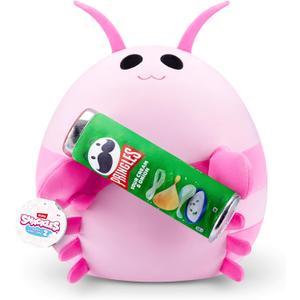 Snackles Series 2 Shrimp & Pringles 16 Inch Plush by ZURU, Ultra Soft Plush, Collectible Plush with Real Licensed Brands, Stuffed Animal, Giftable