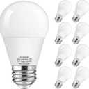 MorningLight Dimmable A15 LED Light Bulb 75 Watt Equivalent, 3000K Soft White, 800LM, 8.5W A15 Light Bulbs 75 Watt Soft White for Wall Sconces, Pendant, 25000+ Hours Lifespan, 8Pack