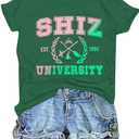 Musical Shirt for Women Witch and Princess T Shirts Musical Movie Fans Tee Graphic Casual Short Sleeve Tops, Medium, Green 