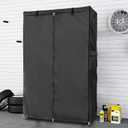 Waterproof Shelf Cover,Outdoor 600D Heavy Duty Dustproof Storage Shelves Cover,42''x18''x72'' Shelf Covers for Wire Shelving with Zippers,Storage Rack Covers with Clear Front
