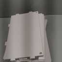 Bathroom Storage Cabinet, 4-Tier White Floor Cabinet Freestanding Organizer with Door for Living Room Kitchen Small Space