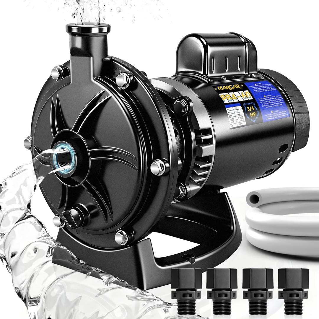 PB4-60 Booster Pump, Replacement for Polaris PB4-60, 3/4 HP Booster Pump Works with Polaris 180-480 & Major Pool Cleaners | 3/4 HP, 115V/230V Dual Voltage, 60Hz