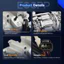 ECCPP AC Compressor with Clutch Fit for Honda Civic 1.8L 2006-2011 AC Compressor Rapid Cooling