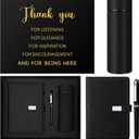 Teacher Appreciation Gift Box Thank You Teacher Gifts for Men Coworker Employees Notebook Pen and Tumbler Thank You for Listening for Staff Teachers Appreciation Week Gifts Volunteer Nurse