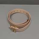 VATAN Women Leather Belt for Jeans Dresses Pants Fashion Ladies Casual Waist Belt with Gold Buckle 42"