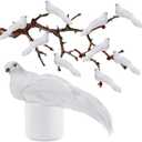 Taiyin 30 Pcs Artificial White Doves for Christmas Tree Decorations 5.3 Inch Long Artificial Doves Figures Fake White Birds Foam Clip for Craft Home Garden Wedding DIY Decor Christmas Tree Ornaments