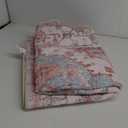 5x7 Area Rug Vintage Machine Washable Low Pile Carpet No Shedding Area Rugs for Living Room Bedroom Dining Room Kitchen Entryway Hallway Office Indoor-Pink/Blue/Red/Orange (5x7, Pink/Blue/Red/Orange)