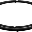 TamBee 24 Inch Lazy Susan Hardware Mute Turntable Bearing 600 lbs Load Capacity Heavy Duty Lazy Susan Parts Kit Rotating Ring Mechanism for Dining Tables, Woodworking(Base Only, Black)