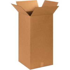BOX USA Shipping Boxes Medium 14"L x 14"W x 30"H 20-Pack, Cardboard Box for Shipping, Moving, Mailing, Packing, Packaging and Storage