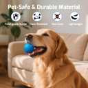 SNOYWEN Smart Interactive Dog Toy, Automatic Moving Bouncing Rolling Ball, Food-Grade Rubber Material IPX7 Waterproof Active Ball for Medium and Large Dogs