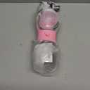 Dog Water Bottle with Food Container, Travel Puppy Water Bowl, Portable Pet Dispenser, Girl Dog Accessories Stuff Items Essentials Necessities for Yorkie Chihuahua Cat Walking and Hiking (10oz, Pink)