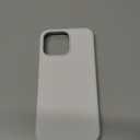 ORNARTO Compatible with iPhone 16 Pro Case 6.3", Slim Liquid Silicone 3 Layers Soft Gel Rubber Shockproof Protective Cover with Anti-Scratch Microfiber Lining-White