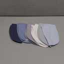 Susurration Muslin Baby Drool Bibs 6Pack Soft Square Adjustable Baby Bandana Bibs for Unisex Girls & Boys (Blue)