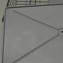 SNTD Dish Drying Rack - Small Dish Rack for Kitchen Counter, Stainless Steel Dish Drainer with Utensil Holder and Drainboard, 11" W x 15" L (Grey) (Gray)