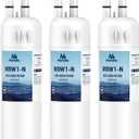MARRIOTTO EDR1RXD1 Refrigerator Water Filter Compatible with Whirlpool W10295370A, WHR1RXD1, KAD1RXD1, Filter 1, W10295370, P4RFWB, P8RFWB2L, 46-9930, 46-9081 Refrigerator Water Filter, Pack of 3