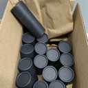 ULTECHNOVO Kraft Paper Tube Packaging Box with Lids 15Pcs Round Cardboard Cylinders for Tea Lip Balm Perfume Diy Crafts Essential Travel Storage 4.09X1.53X1.53In