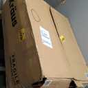 KRAUS Quarza 25-inch Drop-In/Undermount Single Bowl Granite Kitchen Sink in Black, KGD-441BLACK