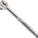 Zero Degree 38151 Ultra-Precise Gearless Ratchet  Nickel Plated High-Carbon Steel with ASME Certified Torque  Durable & Rust-Resistant  Used for Tight Spaces, 3/8" Drive