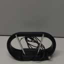 GE Modern Loop Rabbit Ears Indoor TV Antenna, 15 inch Extendable Dipoles, 4K 1080P VHF UHF, Tabletop Antenna, Digital HDTV Antenna, Smart TV Compatible, 4ft Coaxial Cable, Black, 33675