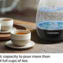 Chefman 1L Electric Tea Kettle with LED Lights, Automatic Shut Off, Removable Lid, Boil-Dry Protection, Hot Water Electric Kettle Water Boiler, Electric Kettles for Boiling Water