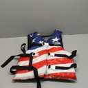 Sportstuff Type III Life Jacket US Coast Guard Approved Open Sides with 3 Body Belts & Buckles Quick Dry Fabric, Secure Fit, Comfortable Stars & Stripes, Child